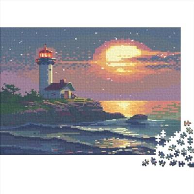 Leuchttürme an der Küste Für Erwachsene 1000 Teile Puzzle Family Challenging Games Geburtstag Moderne Wohnkultur Lernspiel Stress Relief 1000pcs (75x50cm) von PFYWZJDDTTBD