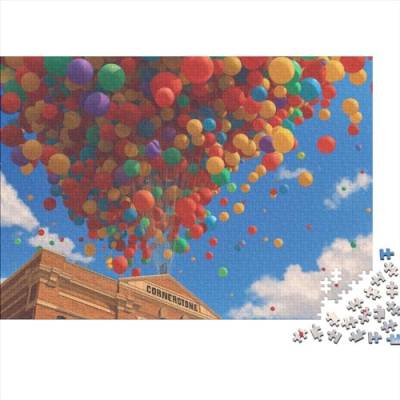Luftballons 300 Teile Puzzle Geeignet Für Erwachsene Luftballons Spielzeugpuzzle Aus Holz Geschenk 300pcs (40x28cm) von PMVCFRXA