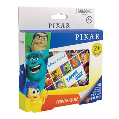 Paladone Disney Pixar Movie Trivia Quizspiel mit 96 Fragen für Kinder und Familien von Paladone