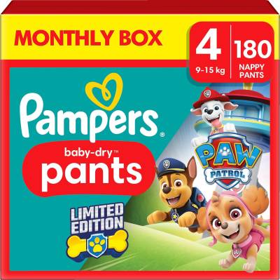 Pampers Baby Dry Pants Windeln Größe 4 9-15 kg 180er-Pack von Pampers