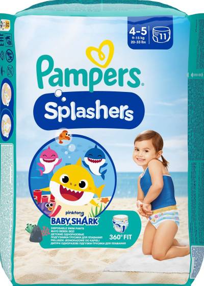 Pampers Splashers Schwimmwindeln Gr 4/5 11er-Pack von Pampers