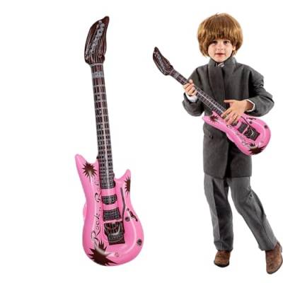 Paodduk Blow-Up-Gitarre für Kinder, aufblasbare Gitarre | Aufblasen von Gitarreninstrumenten | Aufblasendes Gitarrenspielzeug für Kinder, lustige Musikinstrumente, aufblasbare Requisiten für die von Paodduk