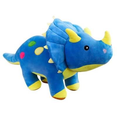 QhBdjx Kreativer Plüsch Triceratops, Stegosaurus, Plüsch Dinosaurier Puppe, Plüsch Spielzeug, Dinosaurier Spielzeug, Geburtstagsgeschenke, 100cm 3 von QhBdjx