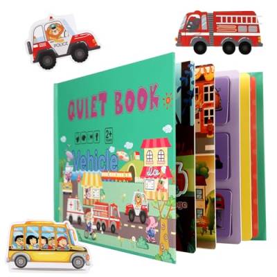 Montessori Quiet Book, Interactive Busy Book, Ruhiges Buch Montessori for Toddlers, Montessori Spielzeug, Quiet Book Montessori Spielzeug, Puzzle Buch, Learning Spielzeugbuch für ab 2 3 4 Jahre von Qunkun