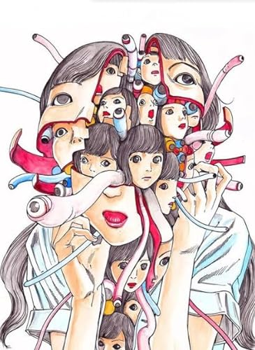 RUIYANMQ Holzpuzzle 1000 Teile Shintaro Kago Horror Comic Serie Poster Für Erwachsene Kinder Dekompression Lernspielzeug Ju252Xa von RUIYANMQ