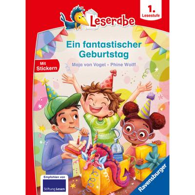 Ein fantastischer Geburtstag - lesen lernen mit dem Leserabe - Erstlesebuch - Kinderbuch ab 6 Jahren - Lesen lernen 1. Klasse Jungen und Mädchen (Leserabe 1. Klasse) von Ravensburger Verlag