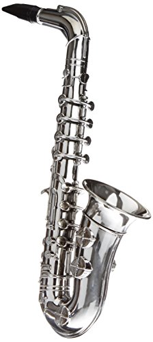 REIG Top Fiesta 8-Note Saxophon Toys, metallüberzogen, silberfarben von REIG