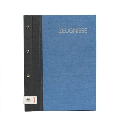 Zeugnismappe Bicolor Grey-Denim Blue von Roth GmbH