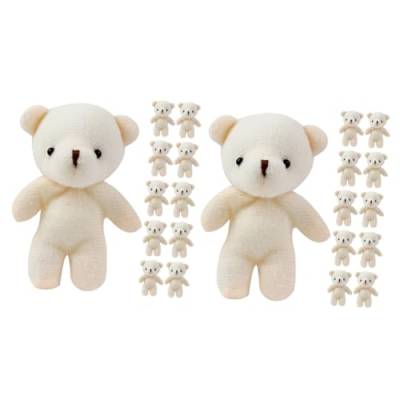SAFIGLE 30 STK Mini-Bär Spielzeuge Statue Plüschfigurenspielzeug Mini-Plüschtiere kleine Bären aufhängen ausgestopfte Bärenpuppe schöne kleine Bären Taschen schmücken Baby Anhänger Stoff von SAFIGLE