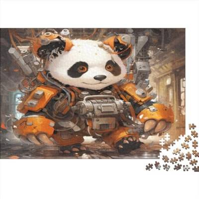 Personalised Puzzles Puzzle 1000 Für Erwachsene Geschicklichkeitsspiel Die Ganze Familie Mecha Panda Puzzles Herausforderndes Pädagogisches Raumdekoration Geschenk Lernspiel 1000pcs (75x50cm) von SEDOXX