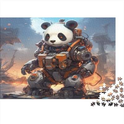 Personalised Puzzles Puzzle 1000 Teile Mecha Panda Puzzles Für Erwachsene Lernspiel Herausforderung Spielzeug Raumdekoration Herausforderndes Lernspiel Farbenfrohes Geschenk 1000pcs (75x50cm) von SEDOXX