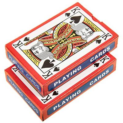 SIDCO Spielkarten 2 x 54 Bridge Canasta Kartenspiel Poker Skat Rommé Karten Set von SIDCO