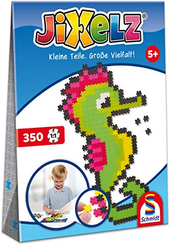 Schmidt Spiele 46109 Jixelz, Seepferdchen, 350 Teile, Kinder-Bastelsets, Kinderpuzzle von Schmidt Spiele