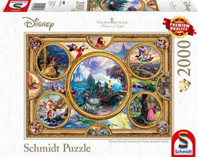 Schmidt Spiele 59607 Thomas Kinkade, Disney Dreams Collection, 2000 Teile Puzzle von Schmidt Spiele