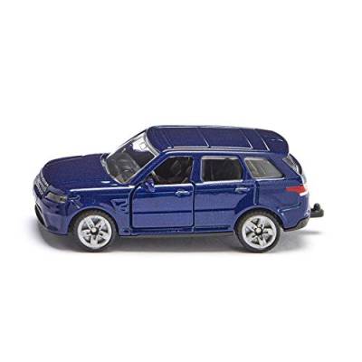 siku 1521, Range Rover, Metall/Kunststoff, Blau, Anhängerkupplung, Kombinierbar mit siku Modellen im gleichen Maßstab von Siku