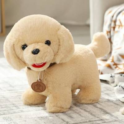 Hund Plüschtiere niedliches Haustier Husky Bulldogge Shiba Inu Flauschige Puppe Geburtstagsgeschenk für Kinder 35cm 10 von SldJa