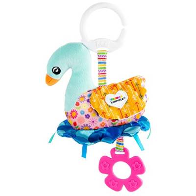 LAMAZE Mini Clip & Go Sierra The Swan, Clip on Pram and Pushchair Newborn Baby Toy, Sensory Toy for Babies Boys and Girls from 0-6 Months von Lamaze