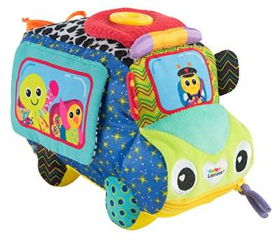 LAMAZE Freddie's Activity Bus Baby Toy, Plush Sensory Toy with Flaps & Discovery Mirror for Sensory Play , New Baby Gifts for Toddlers Boys & Girls From 18 Months, 2, 3+ Year Olds von Lamaze