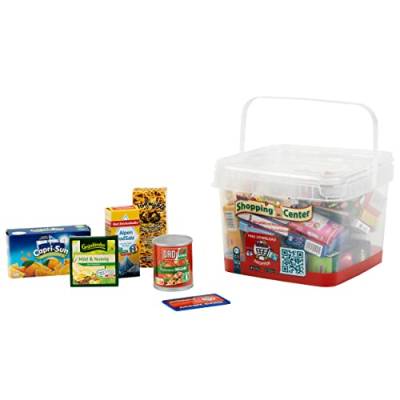 Klein Theo Box gefüllt mit Deutschen Produkten I Mit Schachteln und Dosen für den Kaufladen I Spielzeug für Kinder ab 3 Jahren von Klein