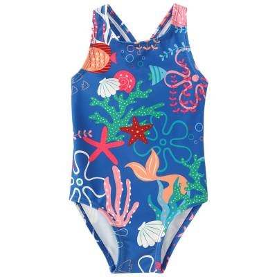 Baby Badeanzug mit Meerestier-Motiv von Topomini