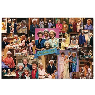 toynk Golden Girls Collage '80er Jahre Puzzle für Erwachsene und Kinder | 1000 Teile Puzzle von Toynk