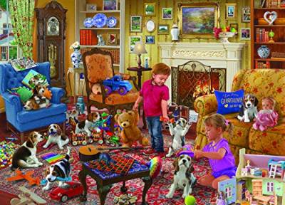 toynk Puppy Playtime Hunde-Puzzle für Erwachsene und Kinder, 1000 Teile von Toynk