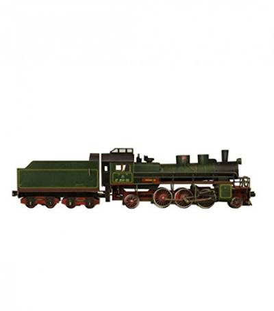 UMBUM Innovatives 3-D-Puzzle Dampflokomotive Su-214 Railway Collection H0 (1/87) 3D-Kartonmodellbausatz für Erwachsene und Kinder von UMBUM