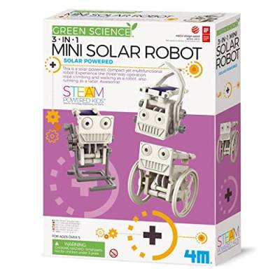 4M 3-in-1 Eco Engineering Mini Solar Robot Toy von 4M