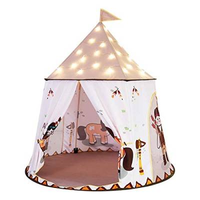 VGEBY1 Spielzelt, Kinderzelt Princess Castle Play House Großes Indoor Outdoor Zelt für Baby Mädchen Geschenk von VGEBY