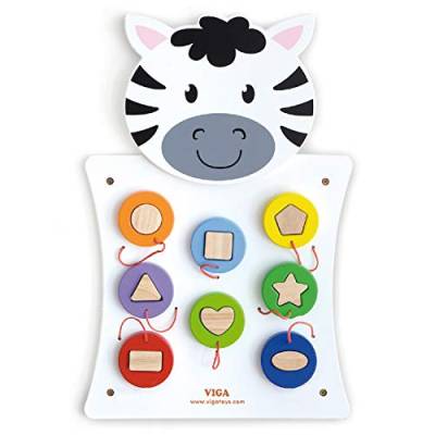 VIGA 50681 Toys-Wandspiel-Zebra von VIGA