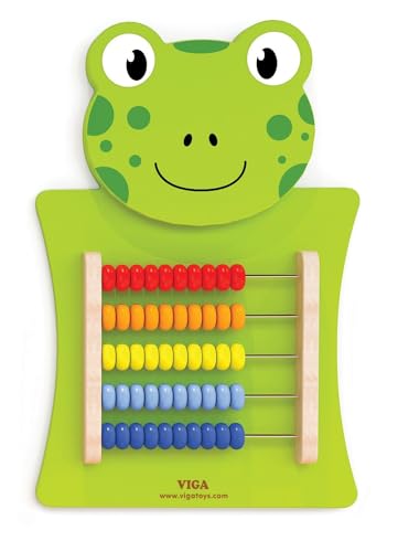 VIGA 50679 Toys-Wandspiel-Frosch, Multi Color von VIGA