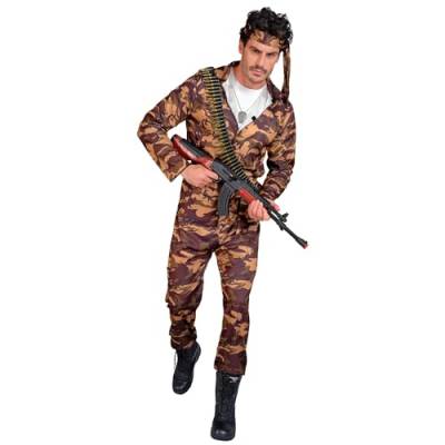 Widmann - Kostüm Soldat, Camouflage Muster, Uniform, Bundeswehr, Militär von WIDMANN MILANO PARTY FASHION