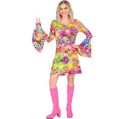 Widmann - Kostüm 60er Jahre Kleid, Hippie, Reggae, Flower Power, Disco Fever, Schlagermove von WIDMANN MILANO PARTY FASHION