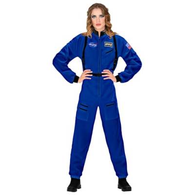 Widmann - Kostüm Astronautin, Raumanzug, Overall blau, Weltall, Space Girl, Raumfahrer, Faschingskostüme von WIDMANN MILANO PARTY FASHION