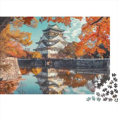 Autumn Scenery 1000 Teilige Landscape Puzzle Für Kinder Herausforderungsspielzeug Lernspiel Puzzlespiel Ab 14 Jahren 1000pcs (75x50cm) von WWJLRLXTO