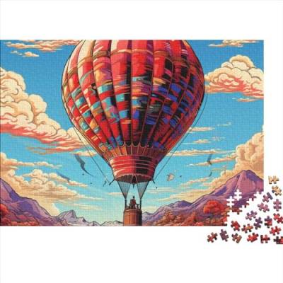 Beautiful Hot Air Balloon 1000 Piece Puzzle Impossible Puzzle, Hot Air Balloon Puzzle Game, for Adults Stress Relieve Children Educational for Adults and Children from 14 Years 1000pcs (75x50cm) von WWJLRLXTO