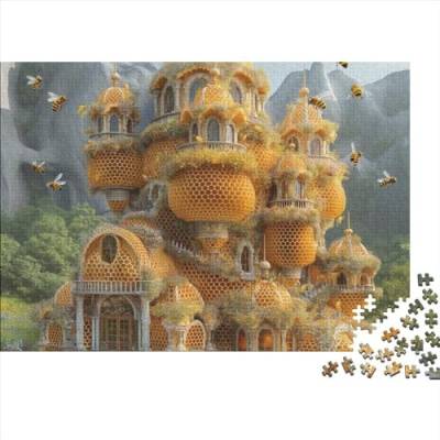 Beehive 1000 Teilige Bee's House Puzzle Für Erwachsene Und Kinder Herausforderungsspielzeug Lernspiel Puzzlespiel Ab 14 Jahren 1000pcs (75x50cm) von WWJLRLXTO