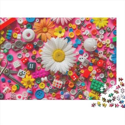 Colorful Buttons Puzzles Für Erwachsene 1000 Teile Puzzle Für Erwachsene Und Kinder Herausforderungsspielzeug Lernspiel Puzzlespiel Ab 14 Jahren 1000pcs (75x50cm) von WWJLRLXTO