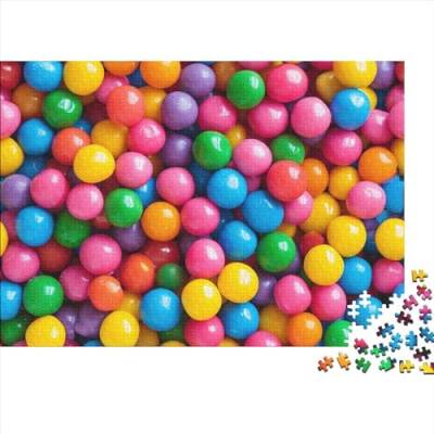 Colorful Candies 1000 Teilige Puzzles Für Erwachsene Herausforderungsspielzeug Lernspiel Puzzlespiel Ab 14 Jahren 1000pcs (75x50cm) von WWJLRLXTO