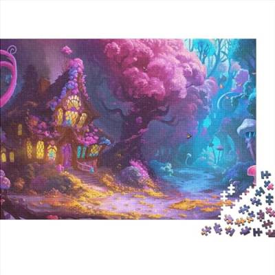 House Puzzles Für Erwachsene 1000 Teile Purple House Puzzle Für Erwachsene Und Kinder Herausforderungsspielzeug Lernspiel Puzzlespiel Ab 14 Jahren 1000pcs (75x50cm) von WWJLRLXTO