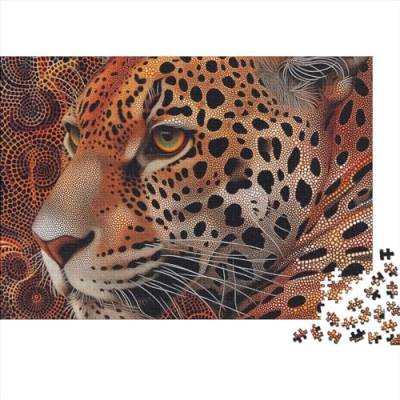 Leopard Puzzles Für Erwachsene 1000 Teile Forest Animals Puzzle Für Kinder Herausforderungsspielzeug Lernspiel Puzzlespiel Ab 14 Jahren 1000pcs (75x50cm) von WWJLRLXTO