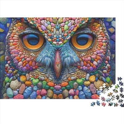 Owl 1000 Teilige Puzzles Für Erwachsene Herausforderungsspielzeug Lernspiel Puzzlespiel Ab 14 Jahren 1000pcs (75x50cm) von WWJLRLXTO