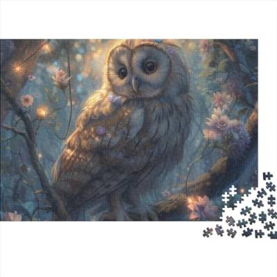 Owl Puzzles Für Erwachsene 1000 Teile Cute Owl Puzzle Für Erwachsene Und Kinder Herausforderungsspielzeug Lernspiel Puzzlespiel Ab 14 Jahren 1000pcs (75x50cm) von WWJLRLXTO