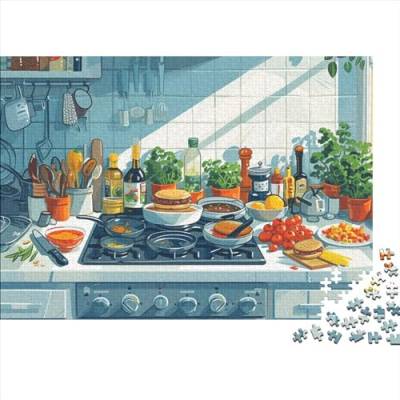 Stove 1000 Piece Puzzle Impossible Puzzle, Art Skill Game for The Whole Family, for Adults Stress Relieve Game Toy Gift for Adults and Children from 14 Years 1000pcs (75x50cm) von WWJLRLXTO
