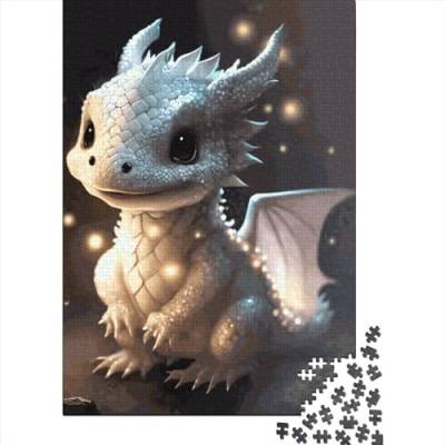 WXMMoney Baby Dragon Puzzlespiel 1000 Teile Für Erwachsene, Einzigartige Kunstwerke Und Vorlage - Geburtstagsgeschenk - Spaßige Puzzles Mit Überraschung Von Puzzle in A Bag Puzzel 1000pcs (75x50cm) von WXMMoney