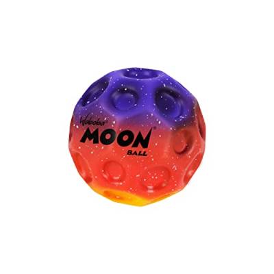 Waboba Moon Ball – am Höchsten Springender Gummiball – Patentiertes Original-Design – Ballkrater Erzeugen beim Aufprall EIN knallendes Geräusch – Leicht Greifbar – Flummies für Kinder - Sunset - 65mm von Waboba
