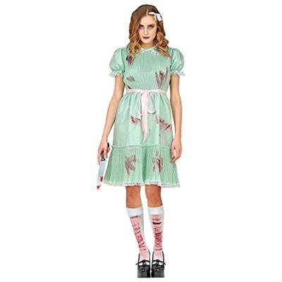 Widmann - Kostüm Killer-Puppe, Kleid, Gürtel, Stümpfe, Mottoparty, Halloween, Karneval von WIDMANN MILANO PARTY FASHION