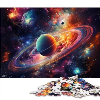 Puzzle für Erwachsene, Buntes Universum, 1000 Puzzles für Kinder, Holzpuzzlespiel für Erwachsene und Kinder, einzigartige Puzzles, Größe (50x75 cm) von YOITS