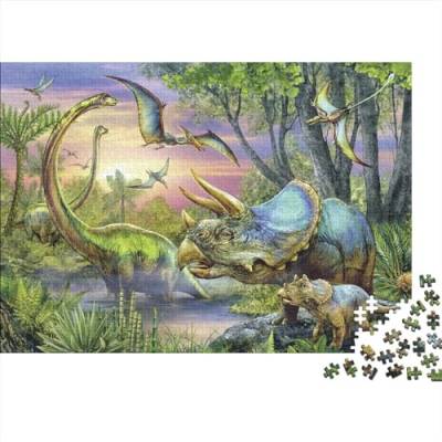 Dinosaur 300 Stück Erwachsene Puzzles Stil Puzzles, Puzzles 300 Stück Spiel Spielzeuge Familie Puzzles Geschenk 300pcs (40x28cm) von YTPONBCSTUG