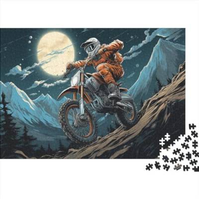 Motorrad Puzzles 500 Stück Dirtbikes Motocross Puzzles Für Erwachsene Lernen Lernspielzeug Weihnachten Geburtstag Geschenke 500pcs (52x38cm) von YTPONBCSTUG